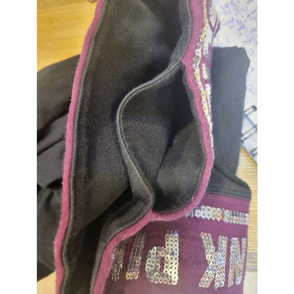 PINK Victoria's Secret Sequin Flared Yoga Pants Small - Picture 6 of 8